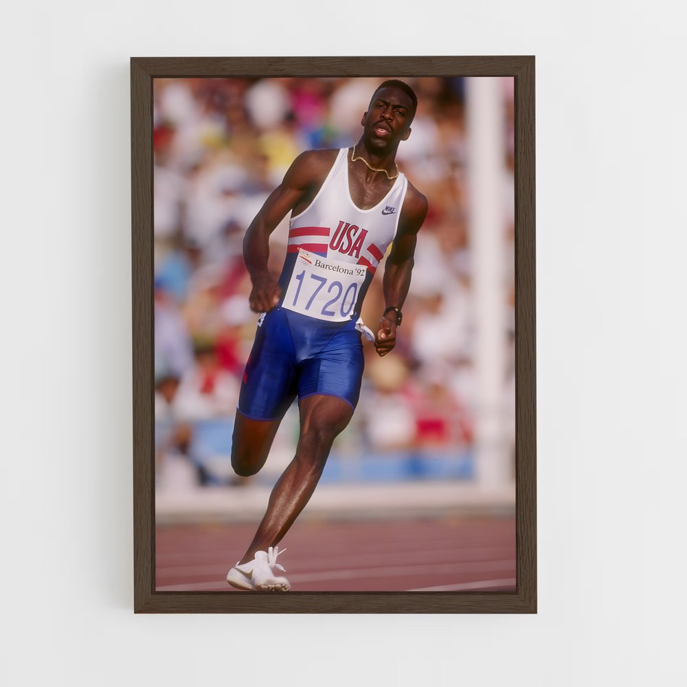 Poster L'Éclair de Johnson – affiche Athlétisme (vue 5)